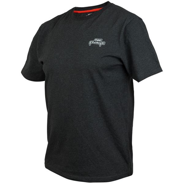 Fox Rage Triko Black Marl Tee Short Sleeve - S