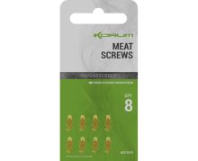 Korum Vrtáčky Smokescreen Meat Screws 8 ks Korum Vrtáčky Smokescreen Meat Screws 8 ks