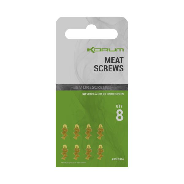 Korum Vrtáčky Smokescreen Meat Screws 8 ks