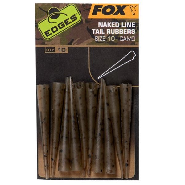 Fox Edges Camo Naked Line Tail Rubbers