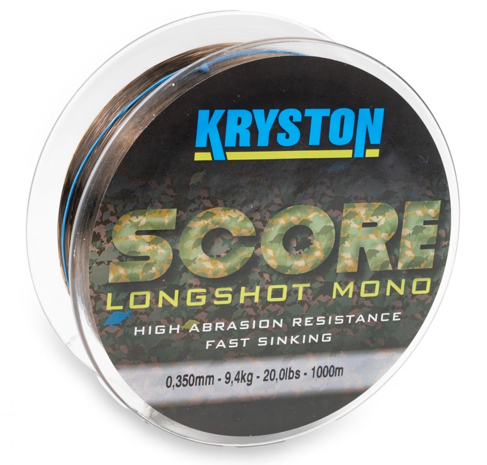 Levně Kryston vlasec score long shot mono hnědý 1000 m - 0,285 mm 14 lb