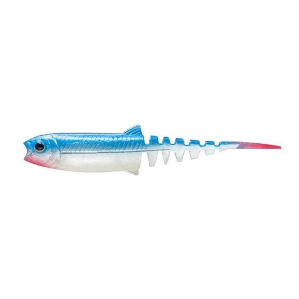 Savage Gear Gumová Nástraha Cannibal Minnow V-Tail Blue Pearl