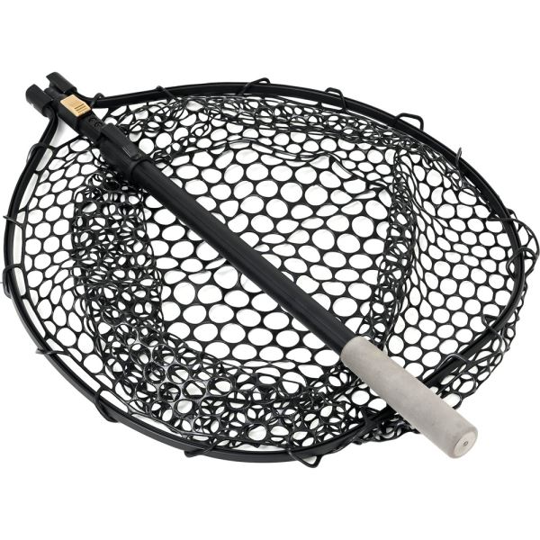 Westin Podběrák Skládací W3 C&R Adjustable Full Rubber Mesh Landing Net 70-110 cm 45x55x35 cm