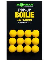 Korda Umělá Nástraha Pop Up Boilie IB Yellow - 12 mm 12 ks