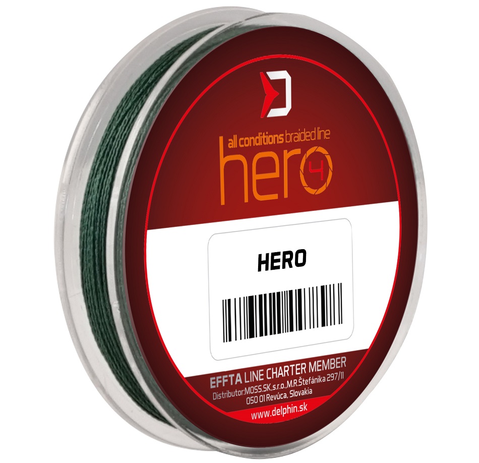 Delphin návazcová šňůra hero 15 m-průměr 0,14 mm / nosnost 9,1 kg