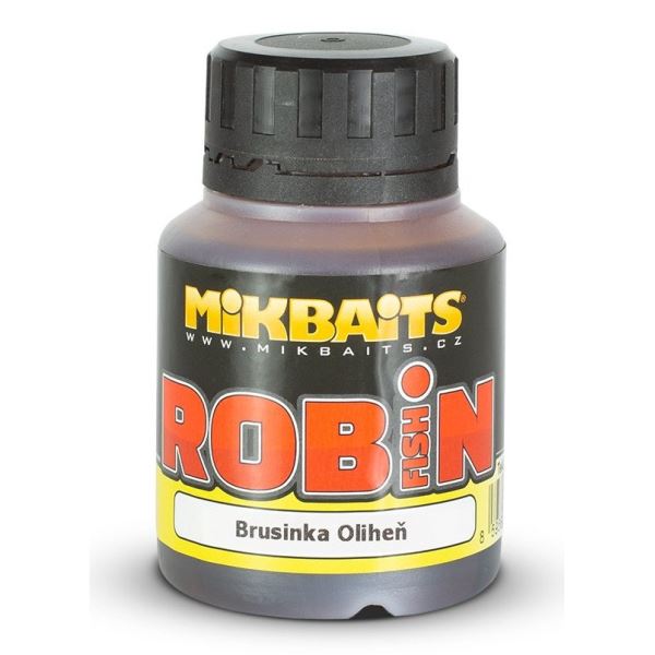 Mikbaits dip Robin Fish Brusinka Oliheň 125 ml