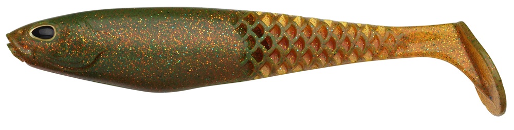 Levně Berkley gumová nástraha powerbait cullshad motoroil - 12,5 cm 16,8 g 4 ks