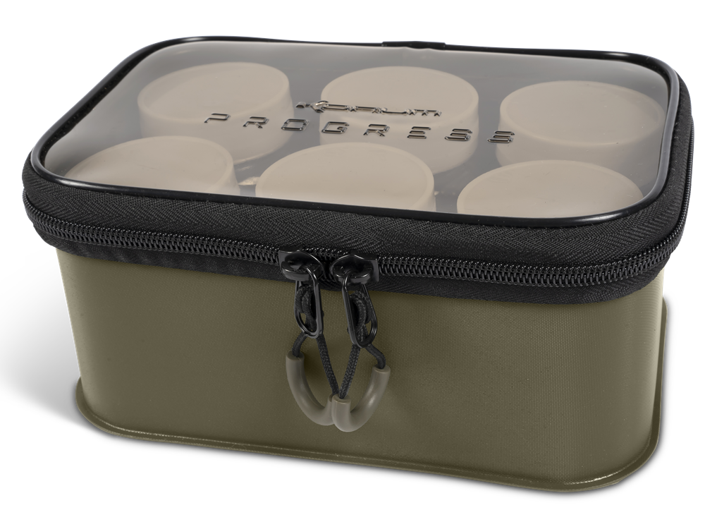 Korum pouzdro progress eva hookbait pouch 6 tub
