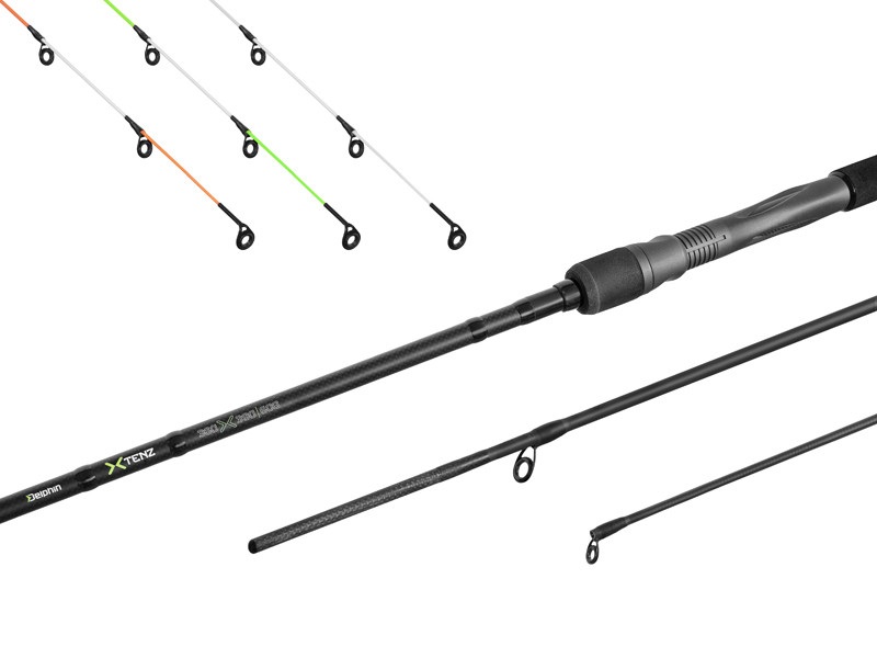 Delphin prut xtenz 3,3-3,6 m 120 g 3-díl