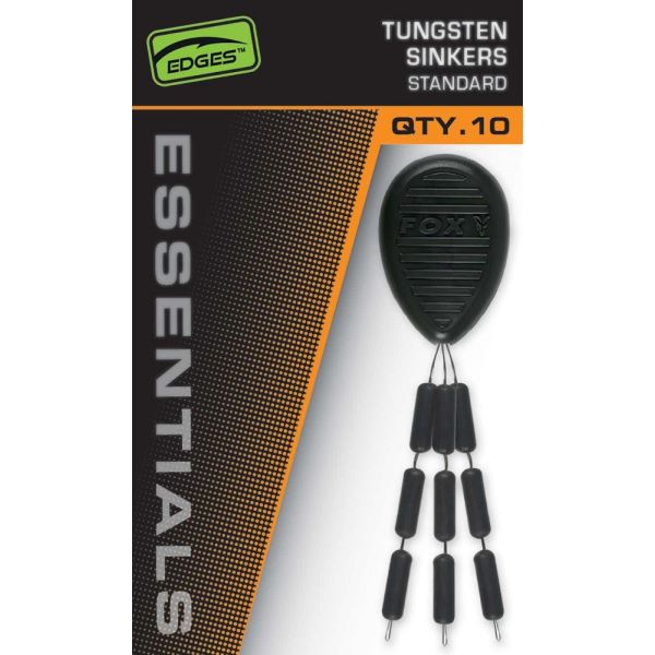 Fox Zarážky Edges Essentials Tungsten 10 ks