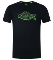 Korda Tričko Outline Tee Black