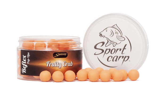 Levně Sportcarp plovoucí boilies reflex 150 ml 15 mm - fruity crab