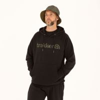 Trakker Mikina CR Logo Hoody Black Camo (2)