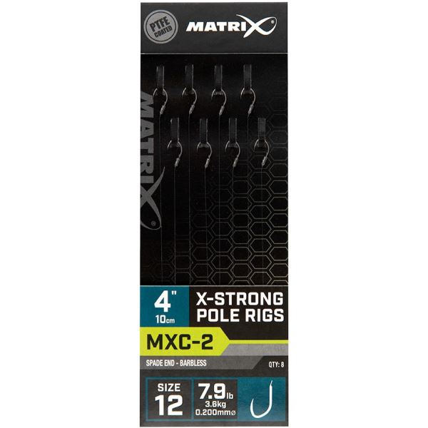 Matrix Návazec MXC-2 X-Strong Pole Rig Barbless 10 cm
