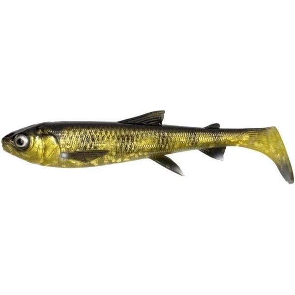 Savage Gear Gumová Nástraha 3D Whitefish Shad Black Gold - 12 cm 14 g 3 ks