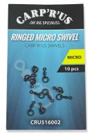 Carp´R´Us Obratlík Ringed Micro Swivel 10 ks