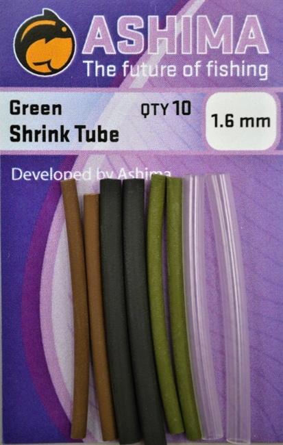 Levně Ashima smršťovací hadičky 10 ks zelená-průměr 1,6 mm