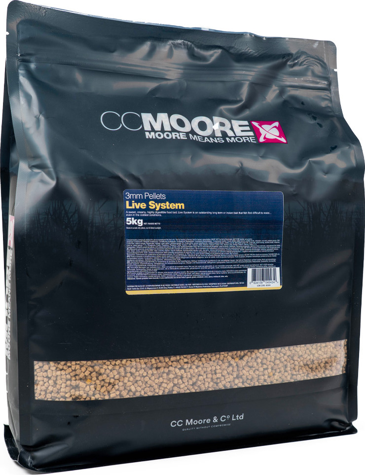 Levně Cc moore pelety live system - 5 kg 3 mm