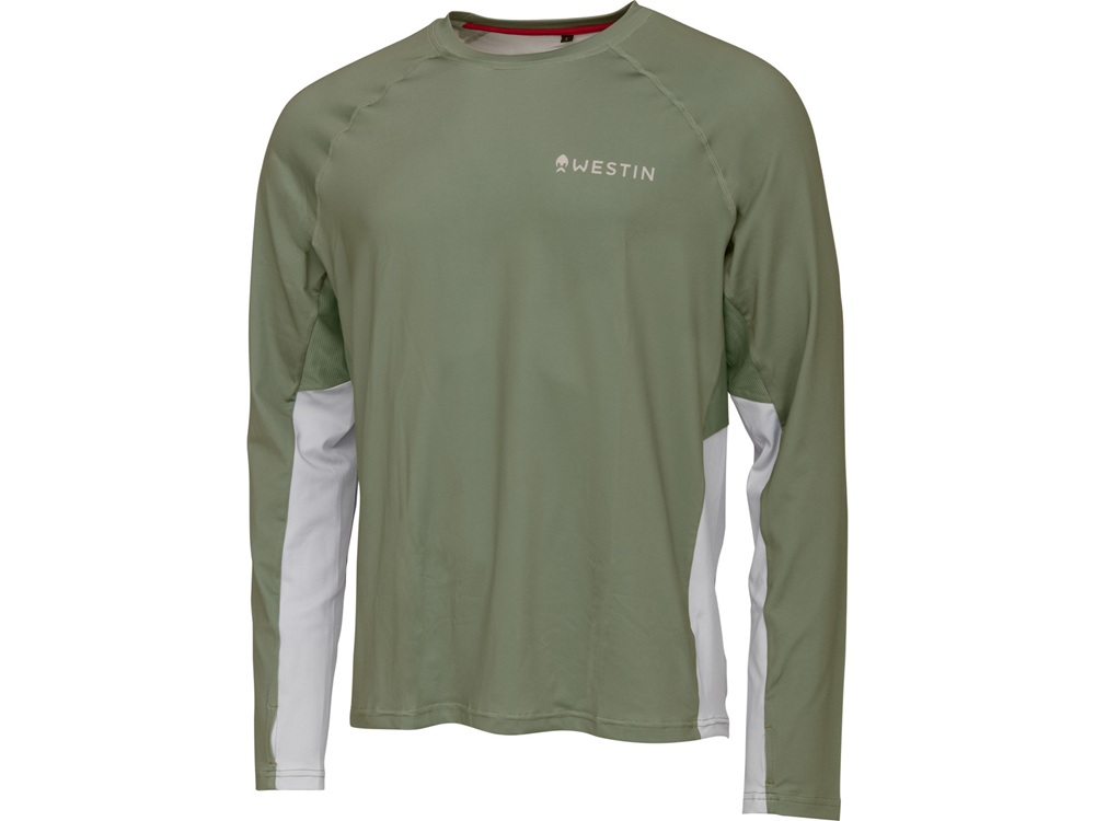 Levně Westin tričko flats upf shirt sage green - m