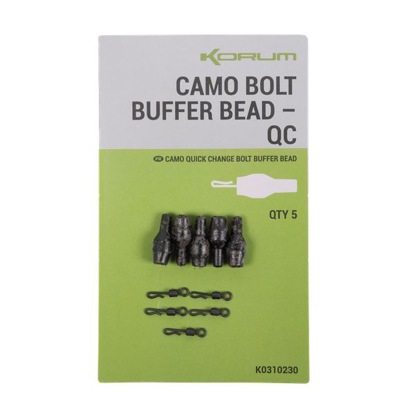 Korum Závěsky Camo Bolt Buffer Bead QC 5 ks