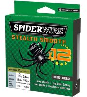 Spiderwire Splétaná Šňůra Stealth Smooth 12 Zelená 150 m (1)
