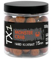 Shimano Tvrzené Boilies TX1 Hard Hookbait Monster Crab 150 g - 15 mm