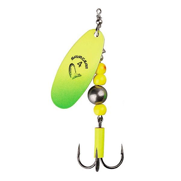 Savage Gear Třpytka Caviar Spinner Fluo Yellow/Chartreuse