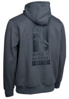 Nash Mikina Make It Happen Since 1978 Hoody Grey Marl (2)