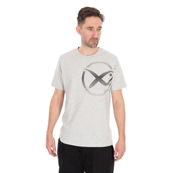 Matrix Tričko Large Mesh Logo T-Shirt Grey