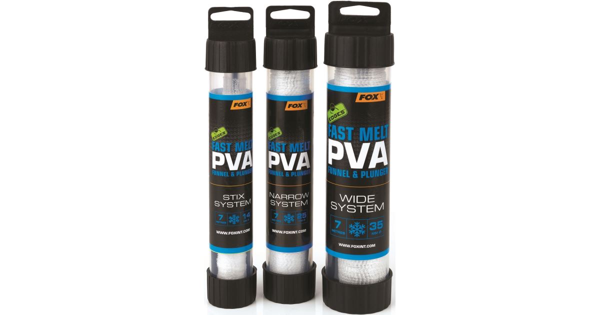 FOX Edges Tuyau De Maille PVA Fast Melt 7 M – Filet Soluble Dans L'eau Pour Pêche à La Carpe Et Poisson Paix – Livré Avec Tube De Remplissage Et Bouchon