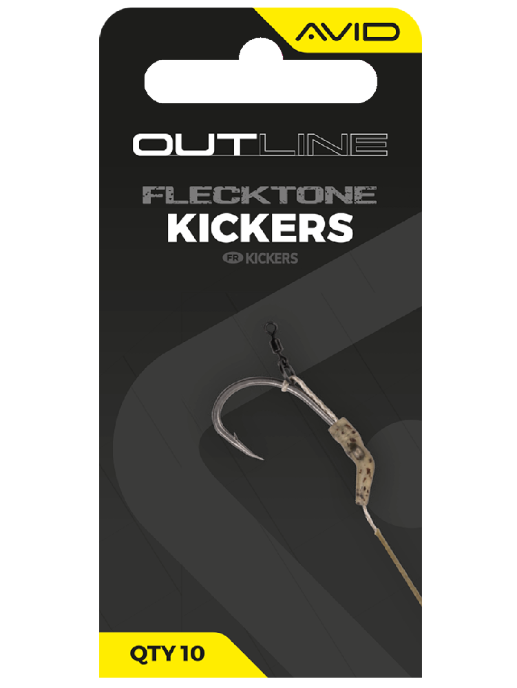 Avid carp rovnátka outline flecktone kickers - standard