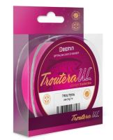 Delphin Splétaná Šňůra Troutera Růžová 130 m