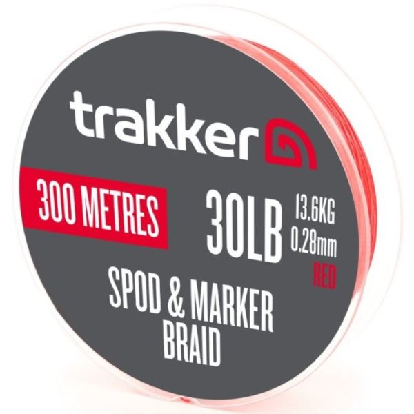 Trakker Šňůra Spod & Marker Braid Red 300 m