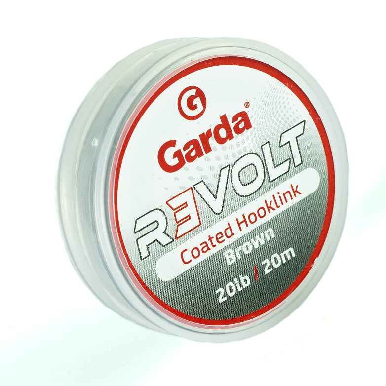 Levně Garda návazcová šňůrka revolt coated hooklink brown 20 m-nosnost 20 lb