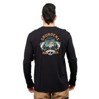 Grundéns Tričko Tuna Tattoo LS T-Shirt Black (2)