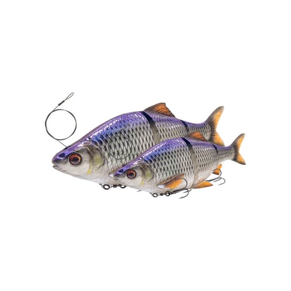 Savage Gear Gumová Nástraha 3D Line Thru Roach Slow Sinking Clear Rudd - 18 cm 80 g