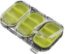 Daiwa Vodotěsná Krabička Waterproof Sealed Unit Case 900 Zelená - 9 Přihrádek (1)