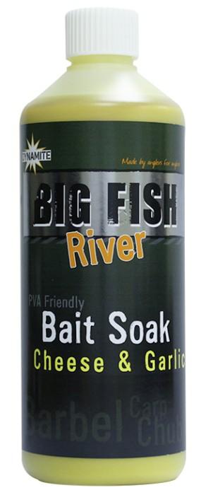 Dynamite baits bait soak big fish river 500 ml - cheese garlic