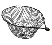 Fencl Muškařský Podběrák King L Karbon Se Silikonovou Sítí 49x39 cm (3)