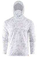 Grundéns Triko Tough Sun Masked Hoodie Squal Camo - L