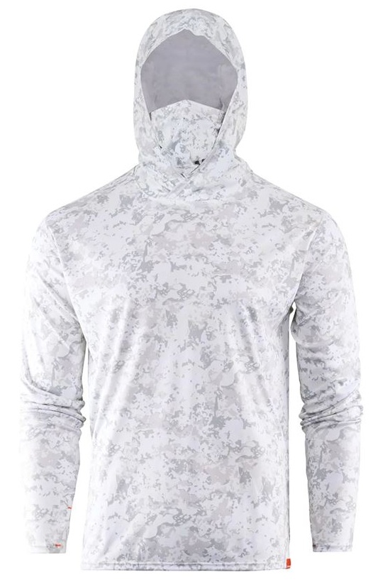 Levně Grundéns triko tough sun masked hoodie squal camo - m