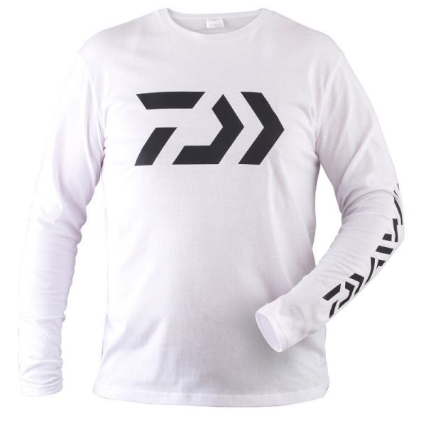 Daiwa Triko S Dlouhým Rukávem D-VEC LS Shirt White