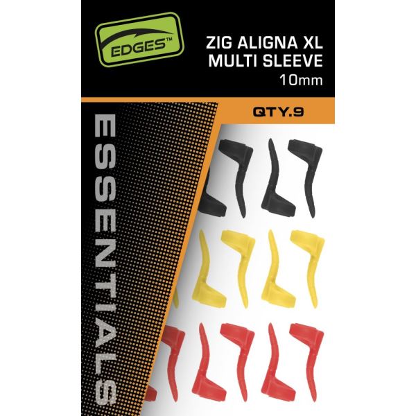 Fox Rovnátka Edges Essentrials Zig Aligna XL Multi Sleeve Kit (3 žlutá, 3 červená a 3 černá)