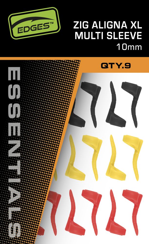 Fox rovnátka edges essentrials zig aligna xl multi sleeve kit (3 žlutá, 3 červená a 3 černá)