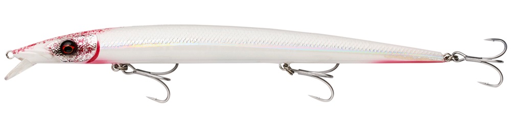Savage gear wobler barra jerk floating bloody pearl - 17,5 cm 25 g
