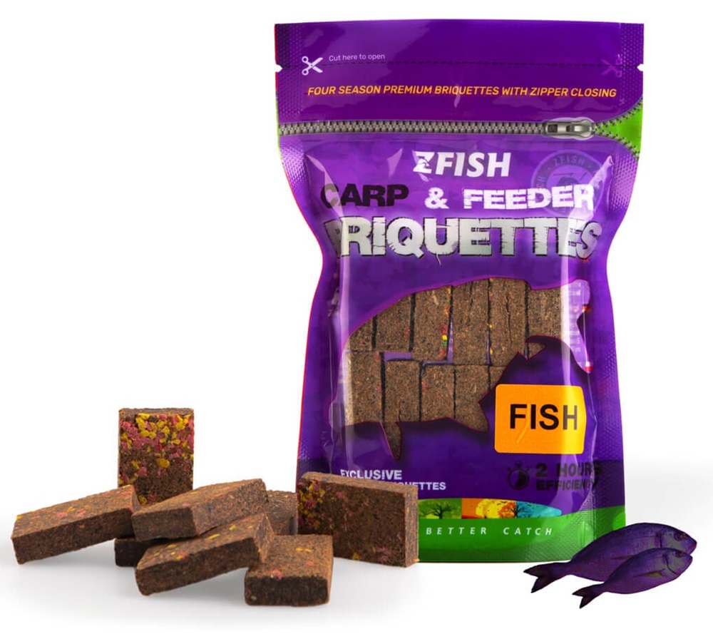 Zfish zakrmovací brikety carp & feeder briquettes 220 g - fish