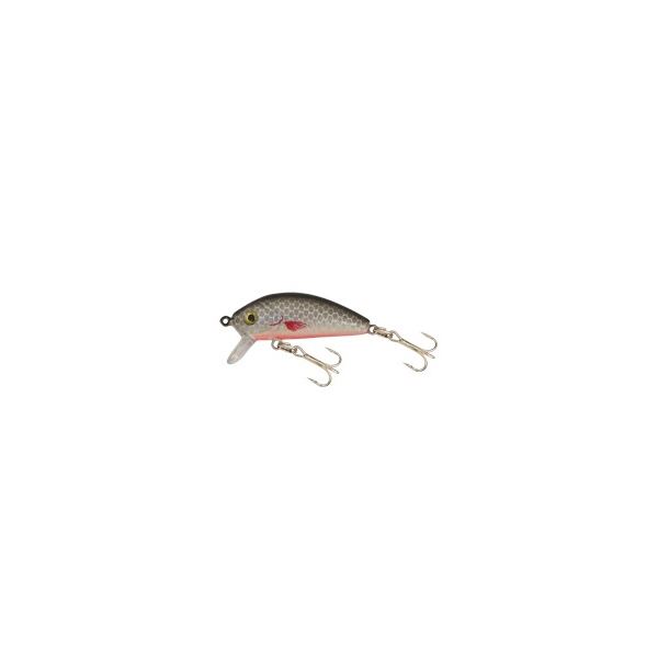 Kamasaki Wobler Perch 1 Stříbrná-Červená 3 cm 3 g