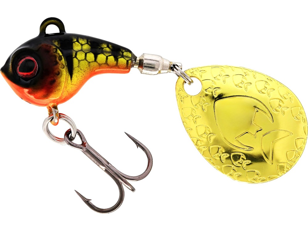 Levně Westin nástraha dropbite tungsten spin tail jig bling perch - 1,8 cm 9 g
