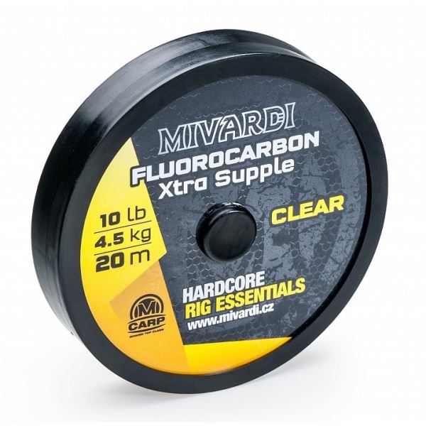 Mivardi Fluorocarbon Xtra Supple Čirý 20 m