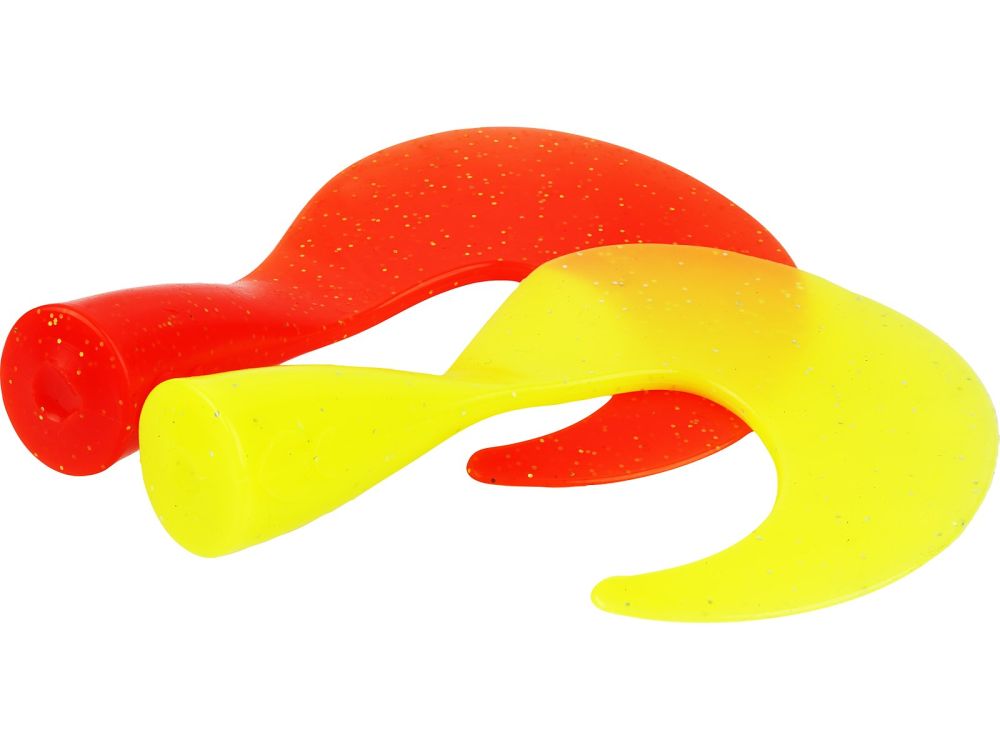 Westin ocásek swim tail spare curltail 7 cm 5 g 2 ks - fluo orange/fluo yellow